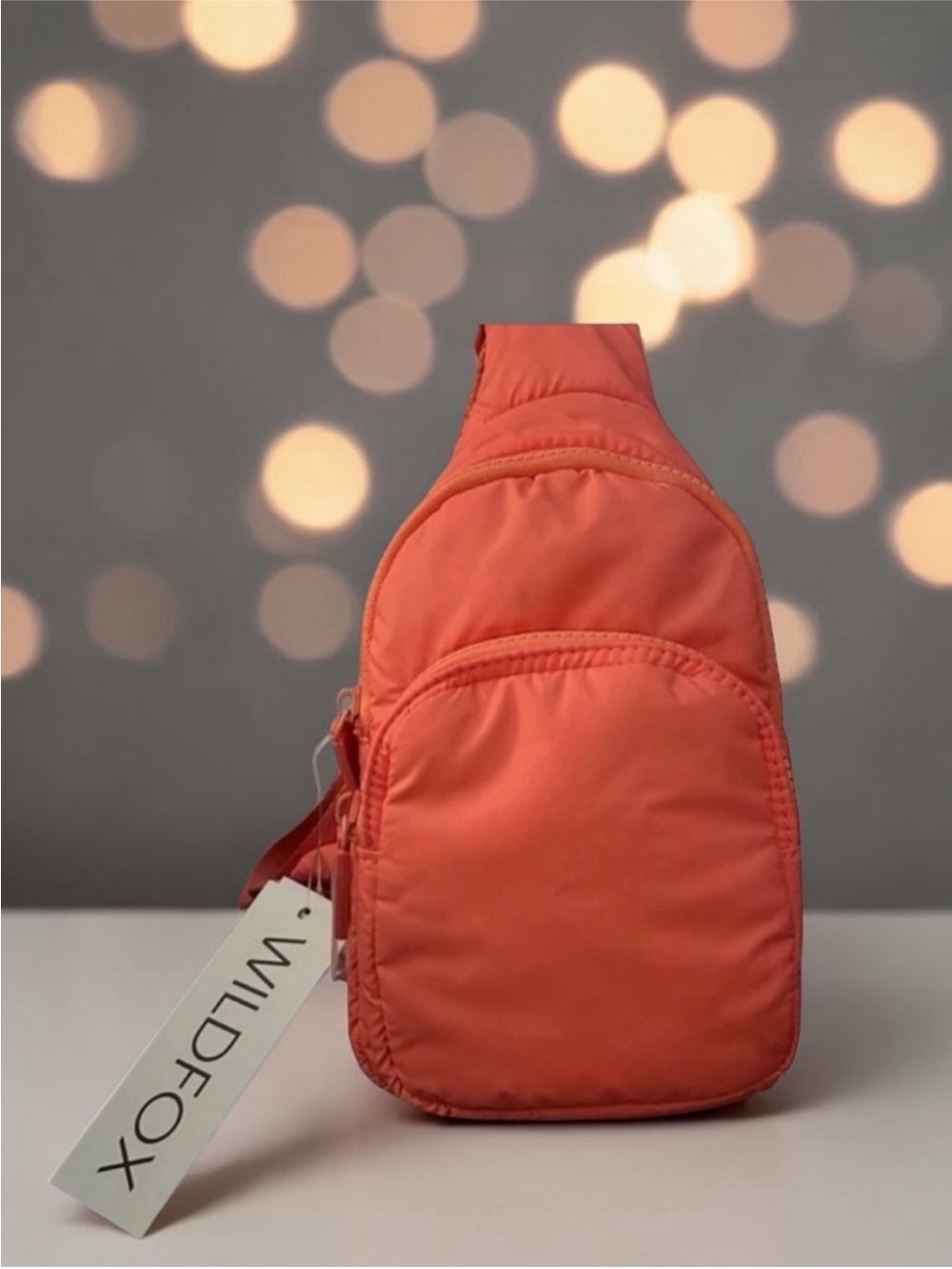 Wildfox Peach Crossbody Sling Bag